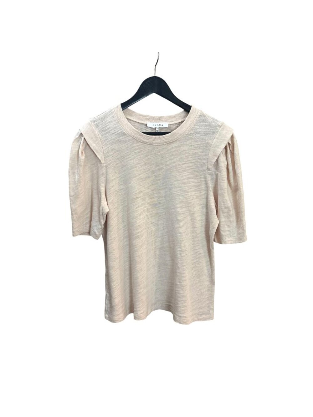 FRAME Cream Puff Short Sleeve Top Medium